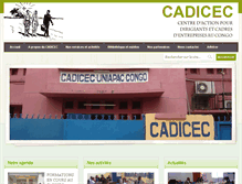Tablet Screenshot of cadicec.org